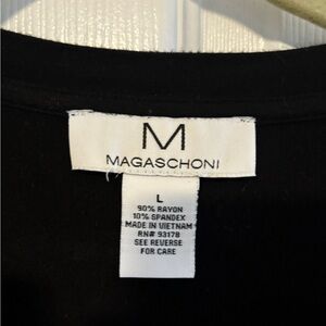 Magaschoni Classic Black Blouse